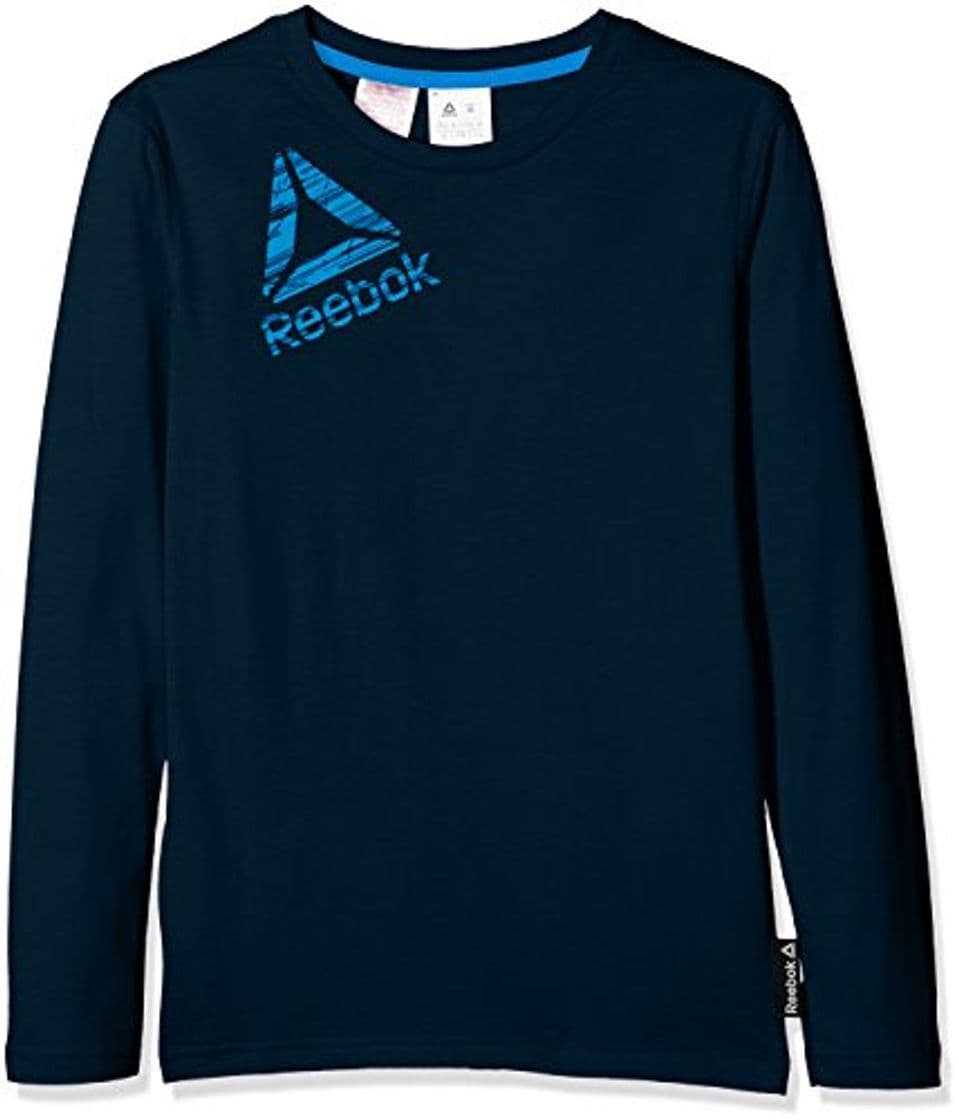 Product Reebok B Es Ls Camiseta Manga Larga, Hombre, Azul