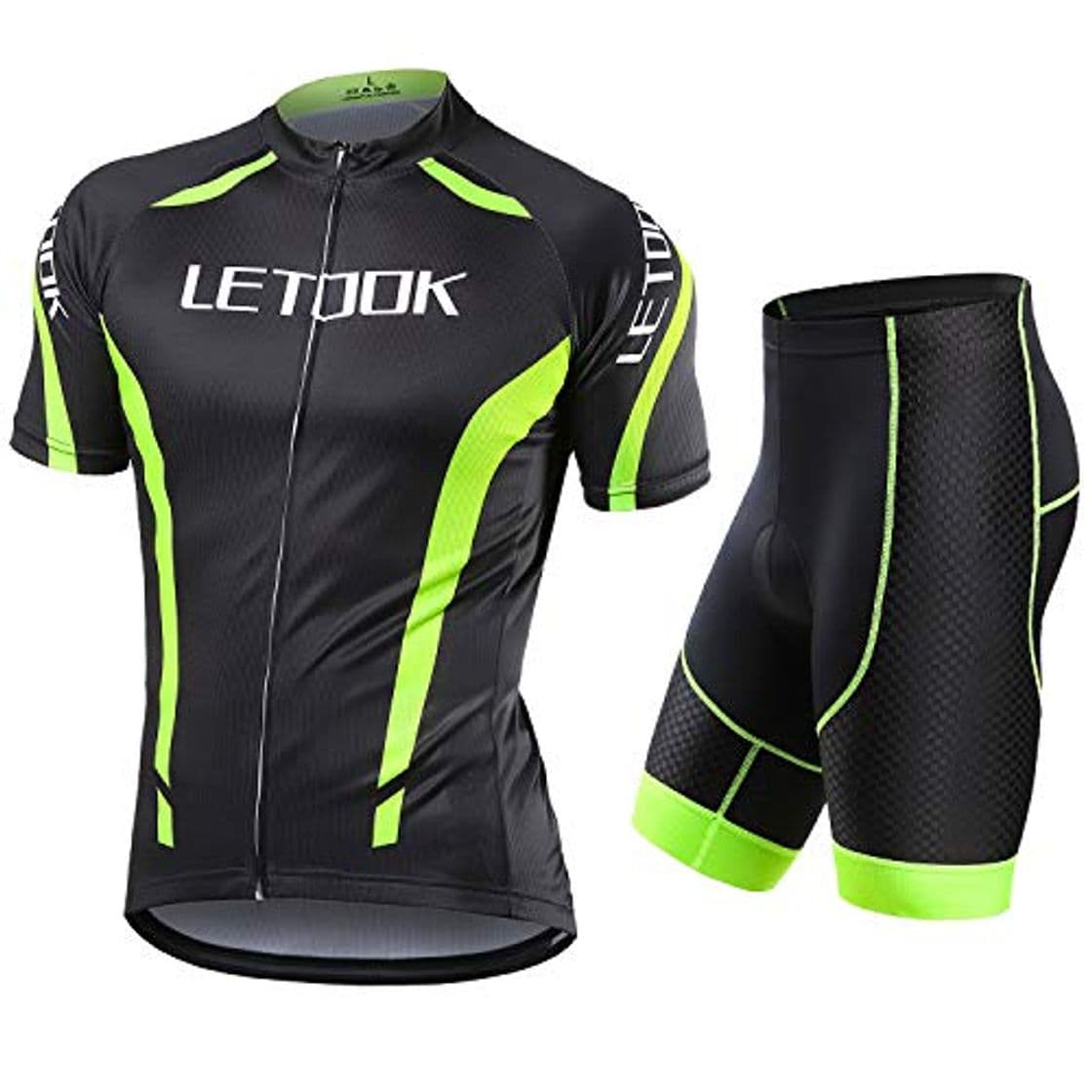 Producto Letook Maillots Ciclismo Hombre Conjunto de Ropa Verano Bicicleta Manga Corta