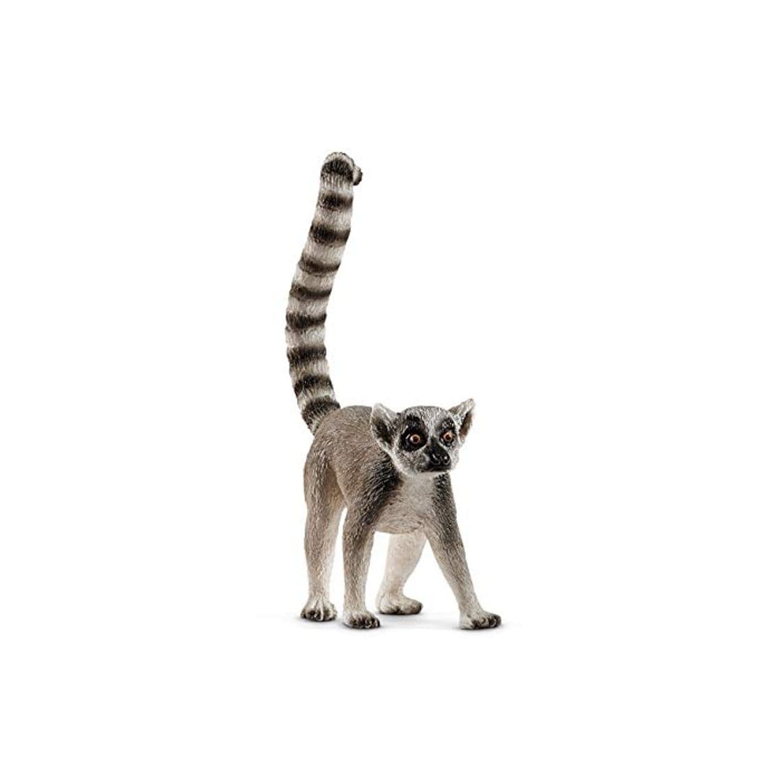 Producto Schleich- Figura de Lémur de cola anillada, Colección Wild Life, 7.6 cm