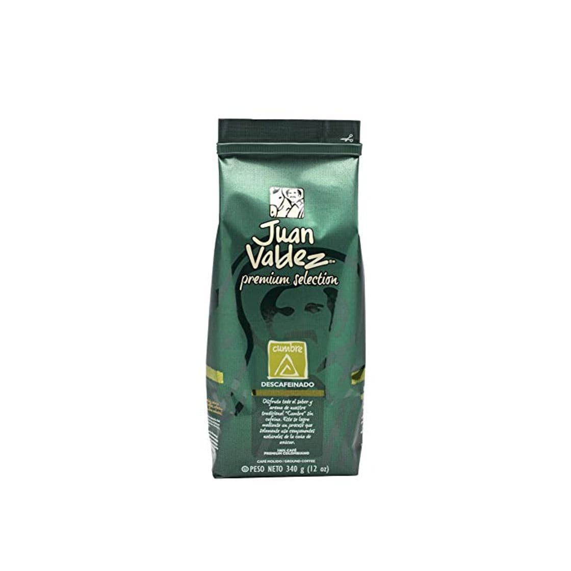 Product Juan Valdez Premium Cumbre Descafeinado Café Molido