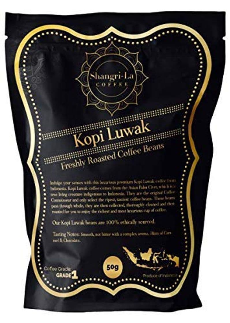 Product Shangri-la Coffee - Molidos De Café Kopi Luwak Salvaje - 50 Gramos