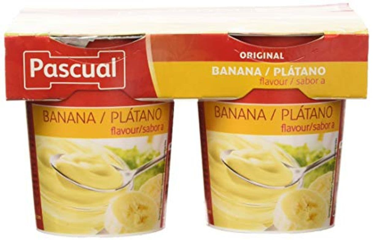 Product Pascual Yogur Sabor Plátano - Paquete de 4 x 125 gr -