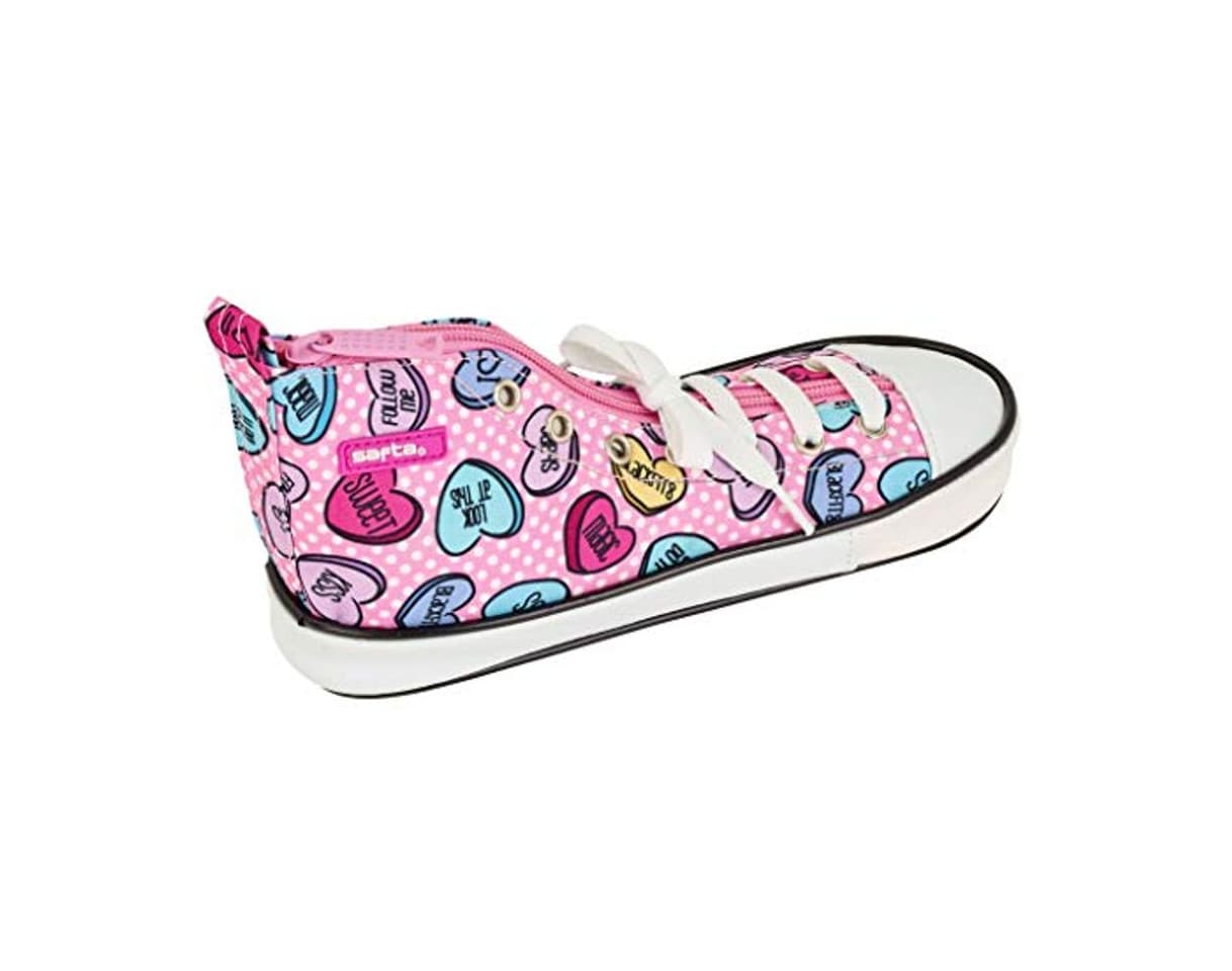 Producto Safta- Manualidades/Escolares Unisex Adulto Estuche portatodo Bota Sweet Heart Pink' 841927-500 zapat.