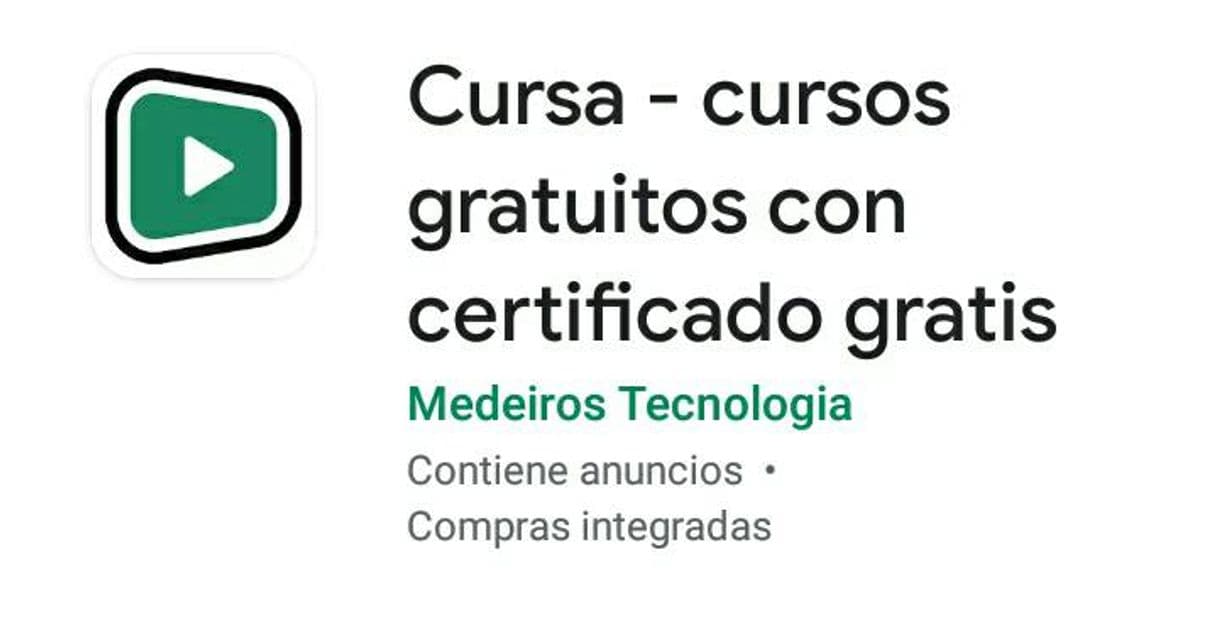 App Cursa - cursos online