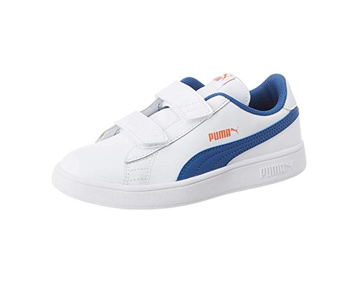 Product PUMA Smash V2 L V PS, Zapatillas Unisex niños, Blanco White