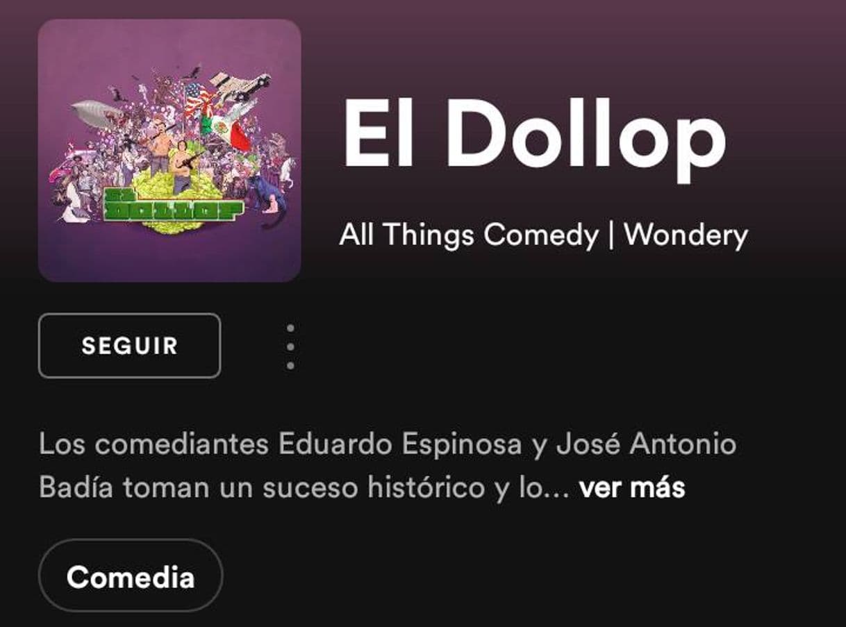 Moda POTCAST : El Dollop