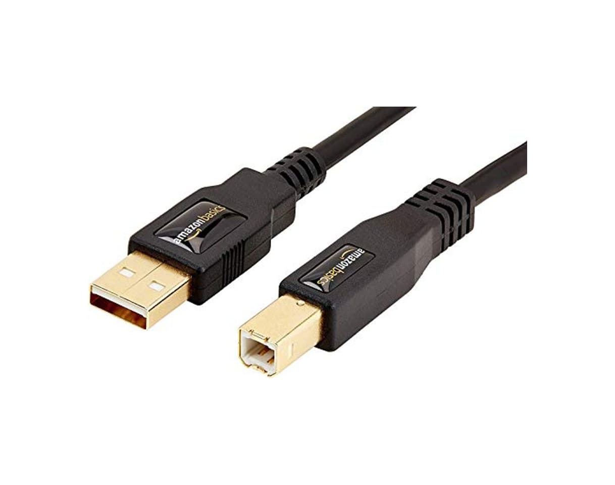 Product AmazonBasics - Cable USB 2.0 de tipo A macho a tipo B