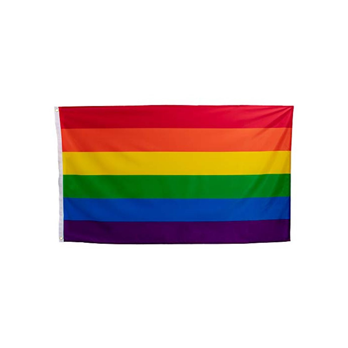 Product Bandera LGBT Grande Exterior 150 x 90 Centímetros, Colores Vivos, Poliéster 110