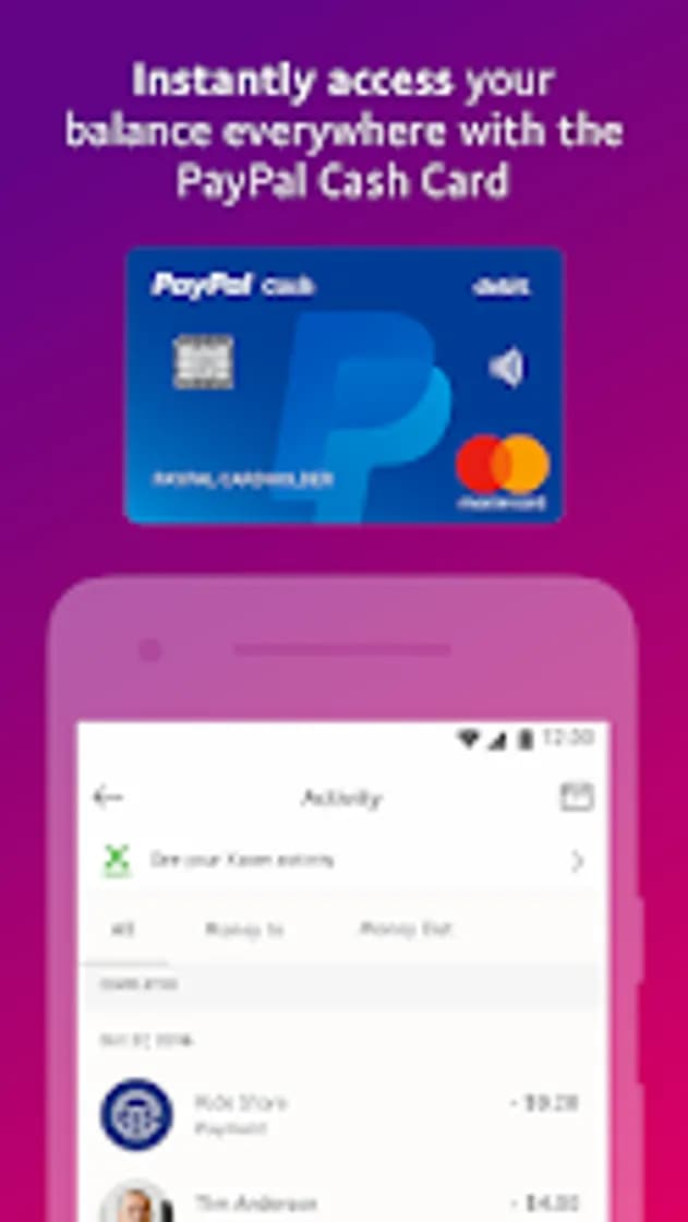 App PayPal: Mobile Cash