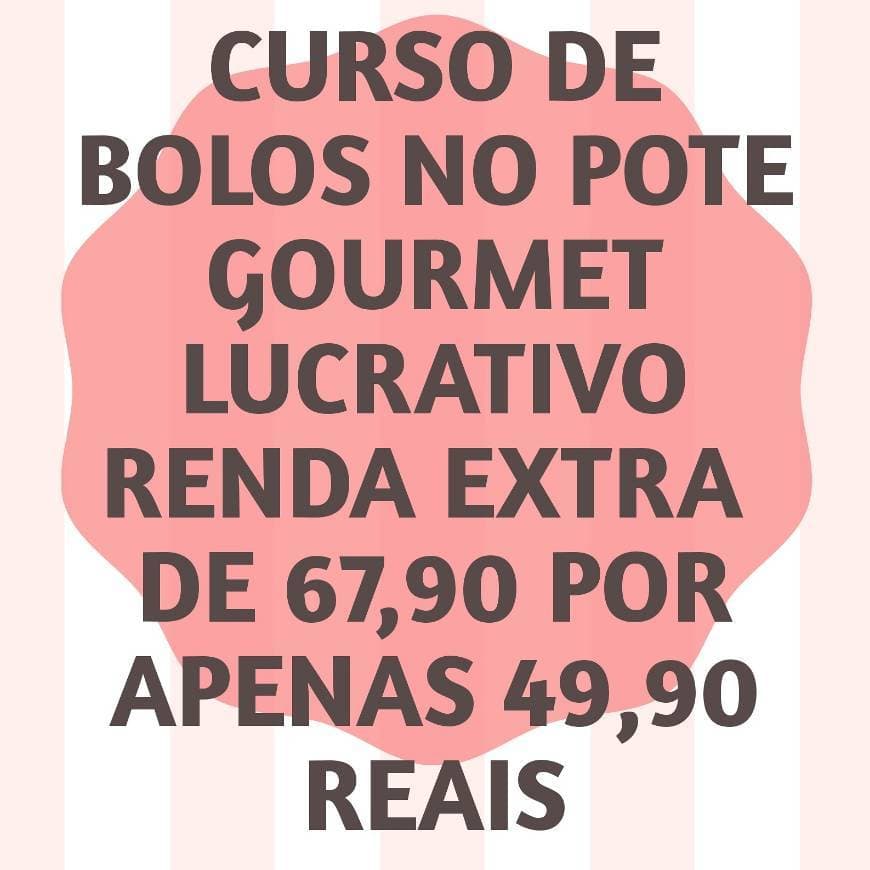 Moda Curso de Bolos no pote GOURMET RENDA EXTRA NA SUA CASA 