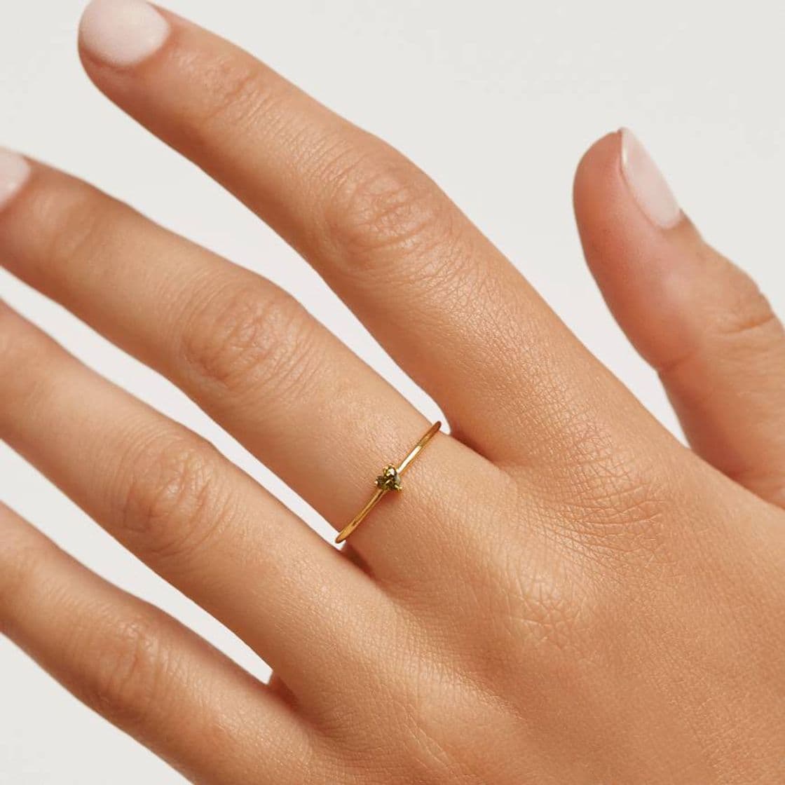 Producto Buy Olive Heart Ring Gold at P D PAOLA 