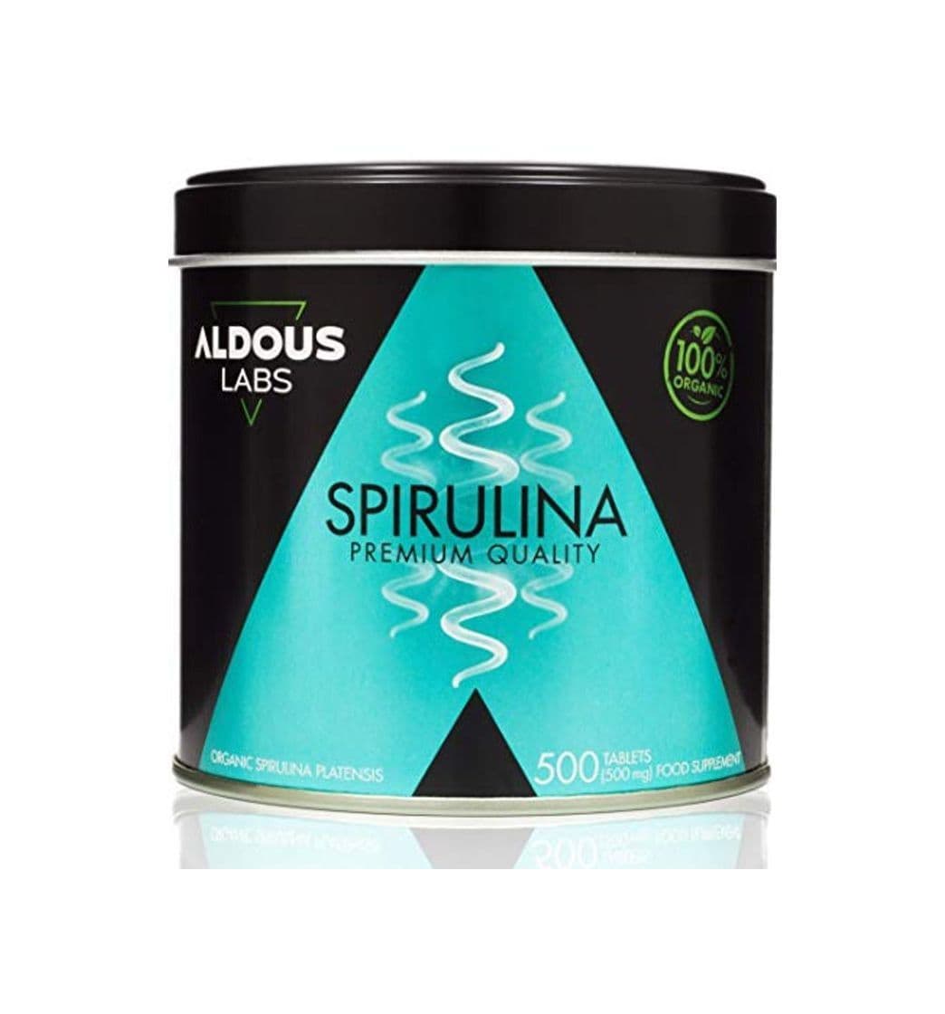 Beauty Espirulina Ecológica Premium para 165 días - 500 comprimidos de 500mg con