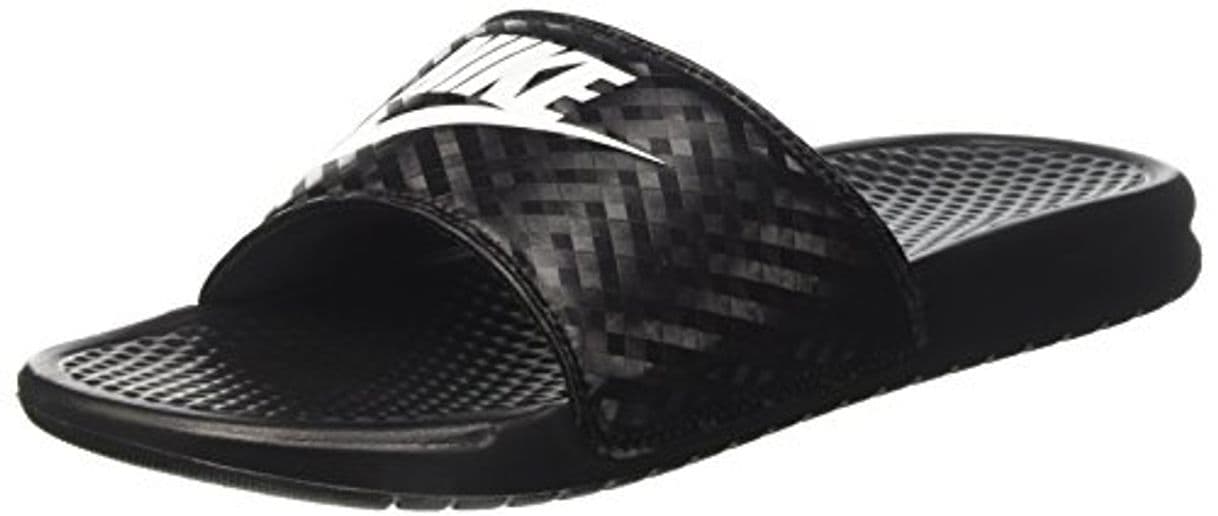 Fashion Nike Wmns Benassi JDI, Chanclas para Mujer, Negro