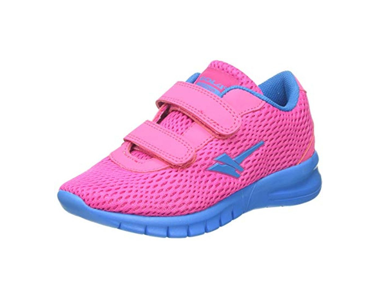 Product Gola Beta 2 Velcro, Zapatillas Deportivas para Interior para Niñas, Rosa