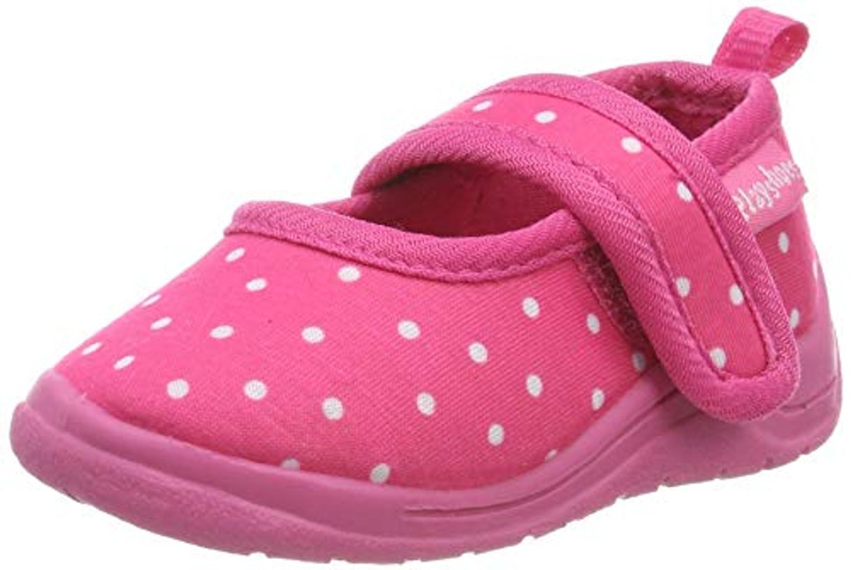 Product Playshoes Zapatillas Puntos, Pantuflas para Niñas, Rosa