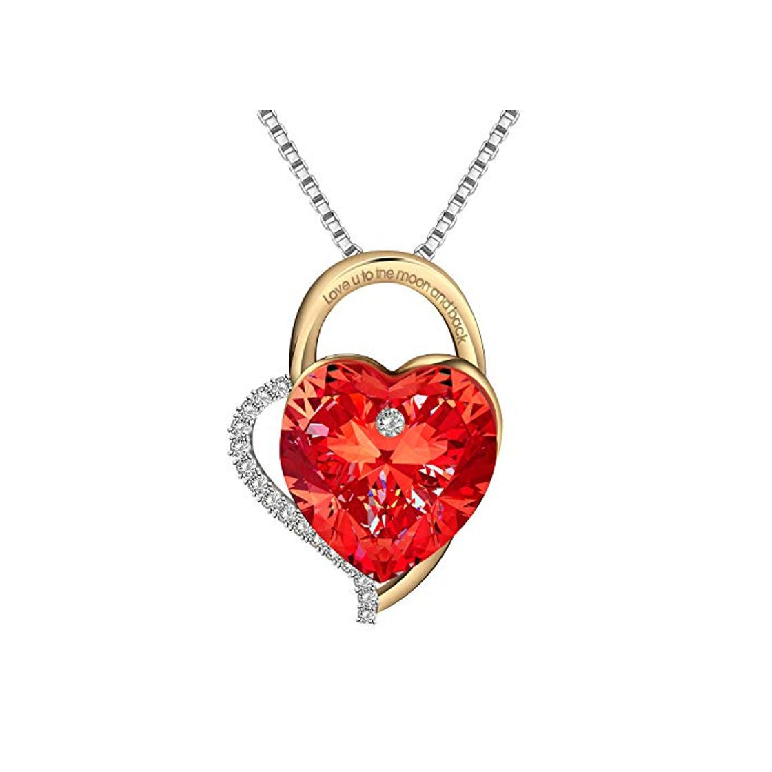 Product DCC FIONNI Collar Mujer Corazon Colgante Plata de Ley 925 Joyeria con