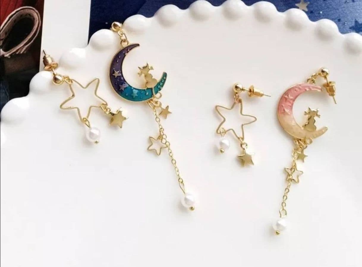 Fashion Anime Sailor Moon Dream Sky Moon Star Earrings

