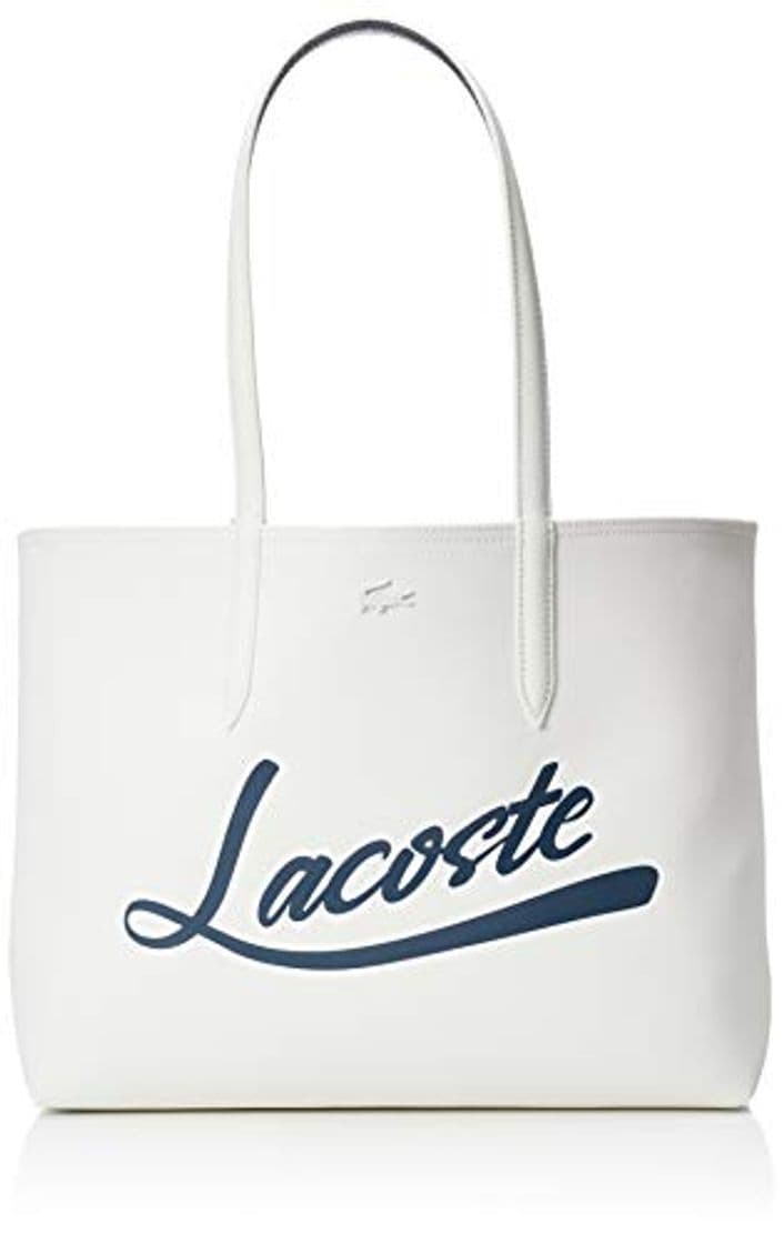 Lugar Lacoste Anna Fantaisie Shopping Bag Typo Marshmallow Dark Sap