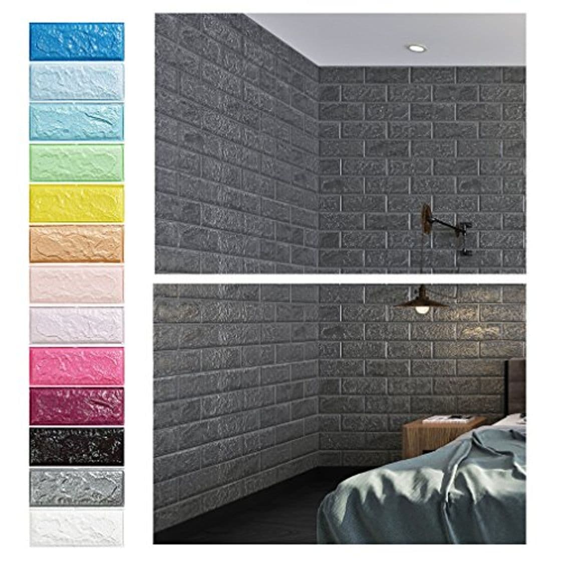 Product KINLO 5 Piezas 77 x 70 cm Pegatina de Pared 3D PE