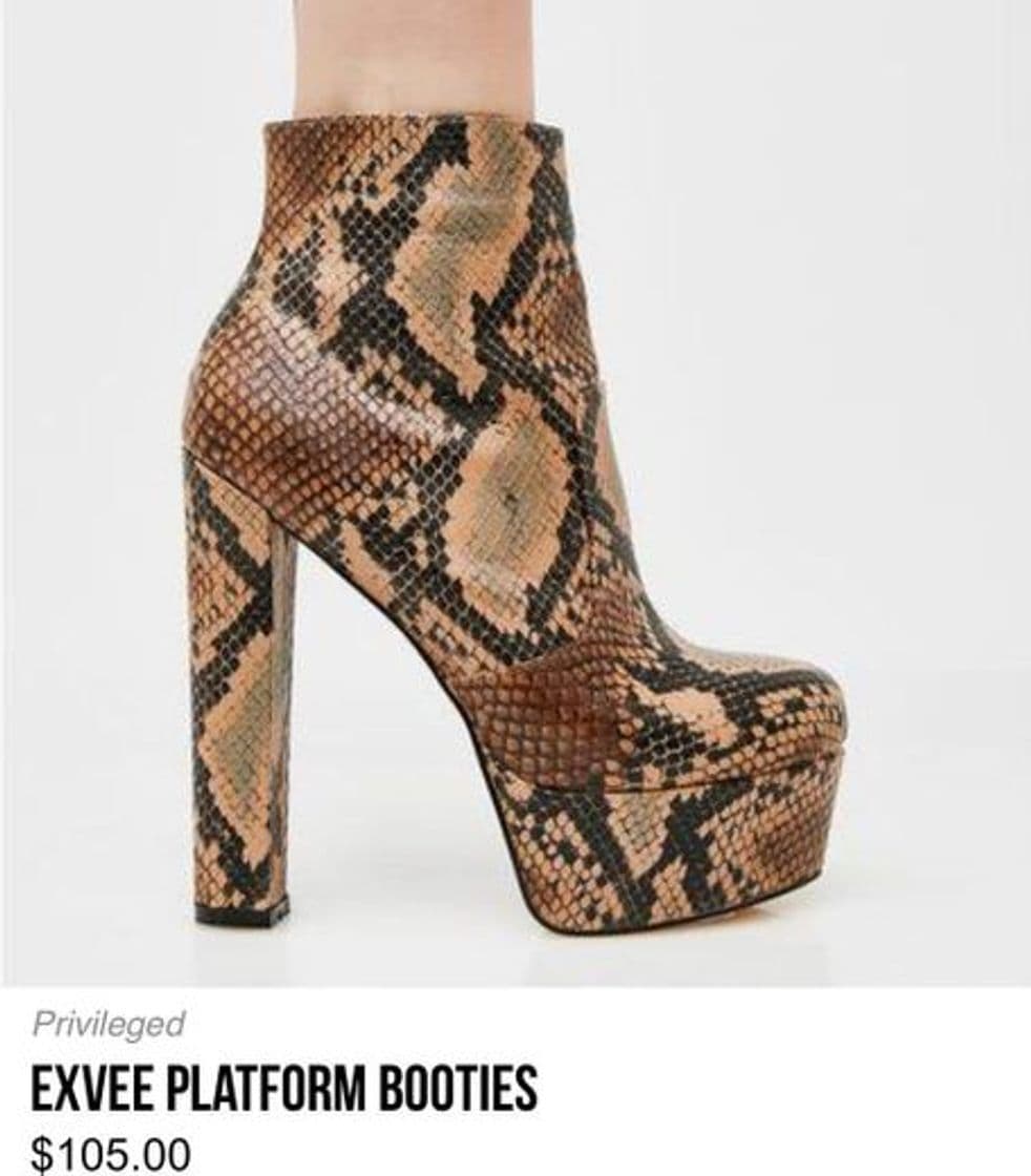 Moda Botas estampadas con plataforma, Dolls Kill