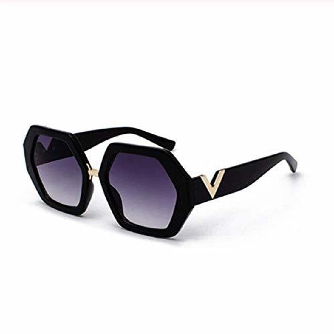 Producto UBFLASDIER Hexagon Frame Fashion Trend Mujeres Gafas de Sol Moda Goth Punk