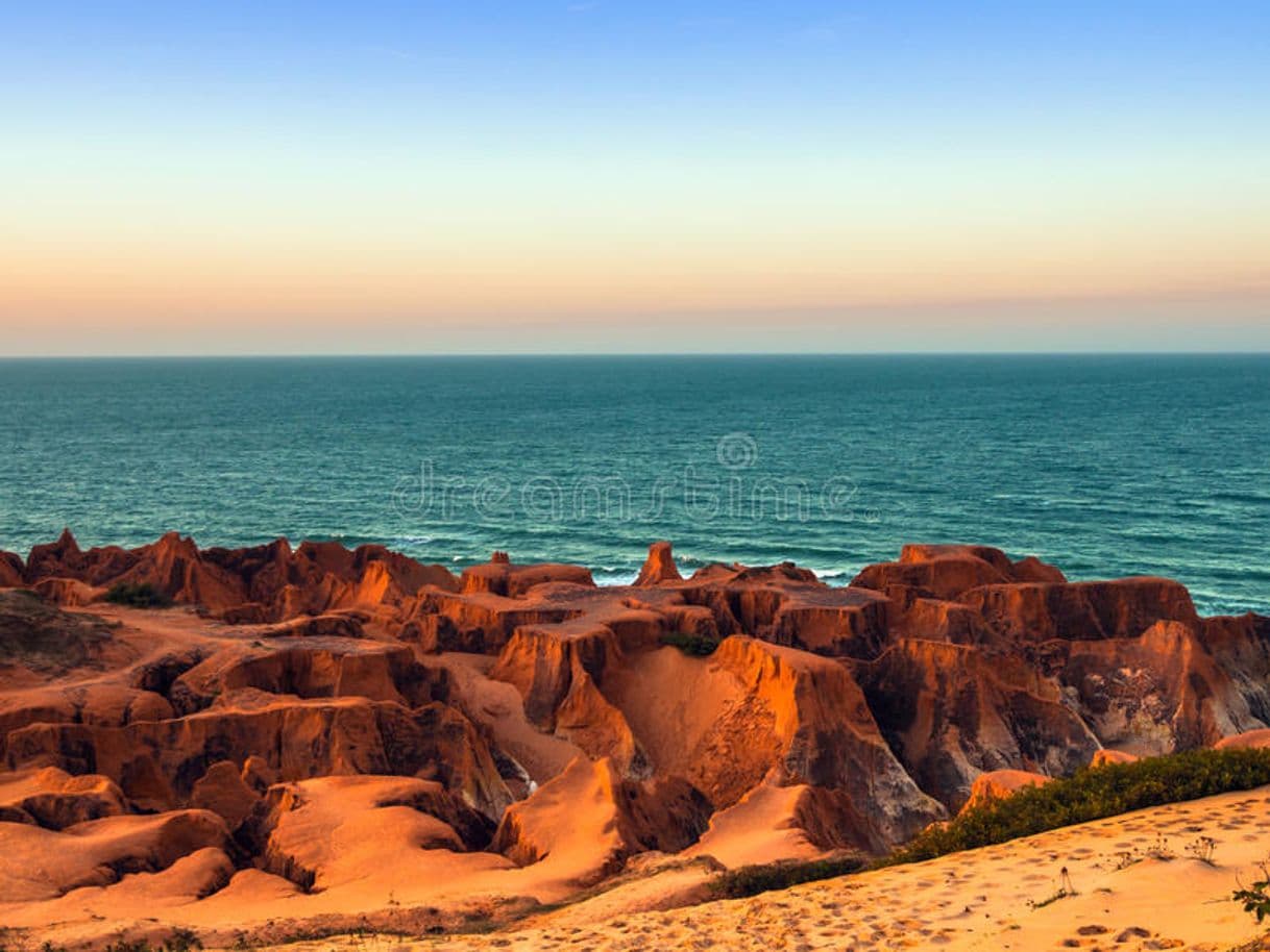 Place Beach of Morro Branco