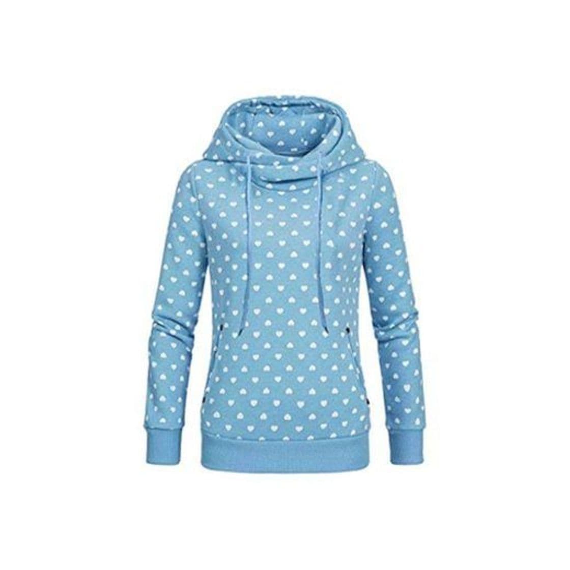 Product Abrigo De Invierno con Capucha De Las Mujeres Patchwork Chaqueta con Cremallera De Lana Caliente Abrigo De AlgodóN con Capucha Casual Outwear Sudadera con Capucha Deportiva riou