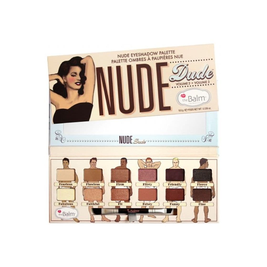 Product 3 Pack) theBalm Nude Dude Nude Eyeshadow Palette Volume 2