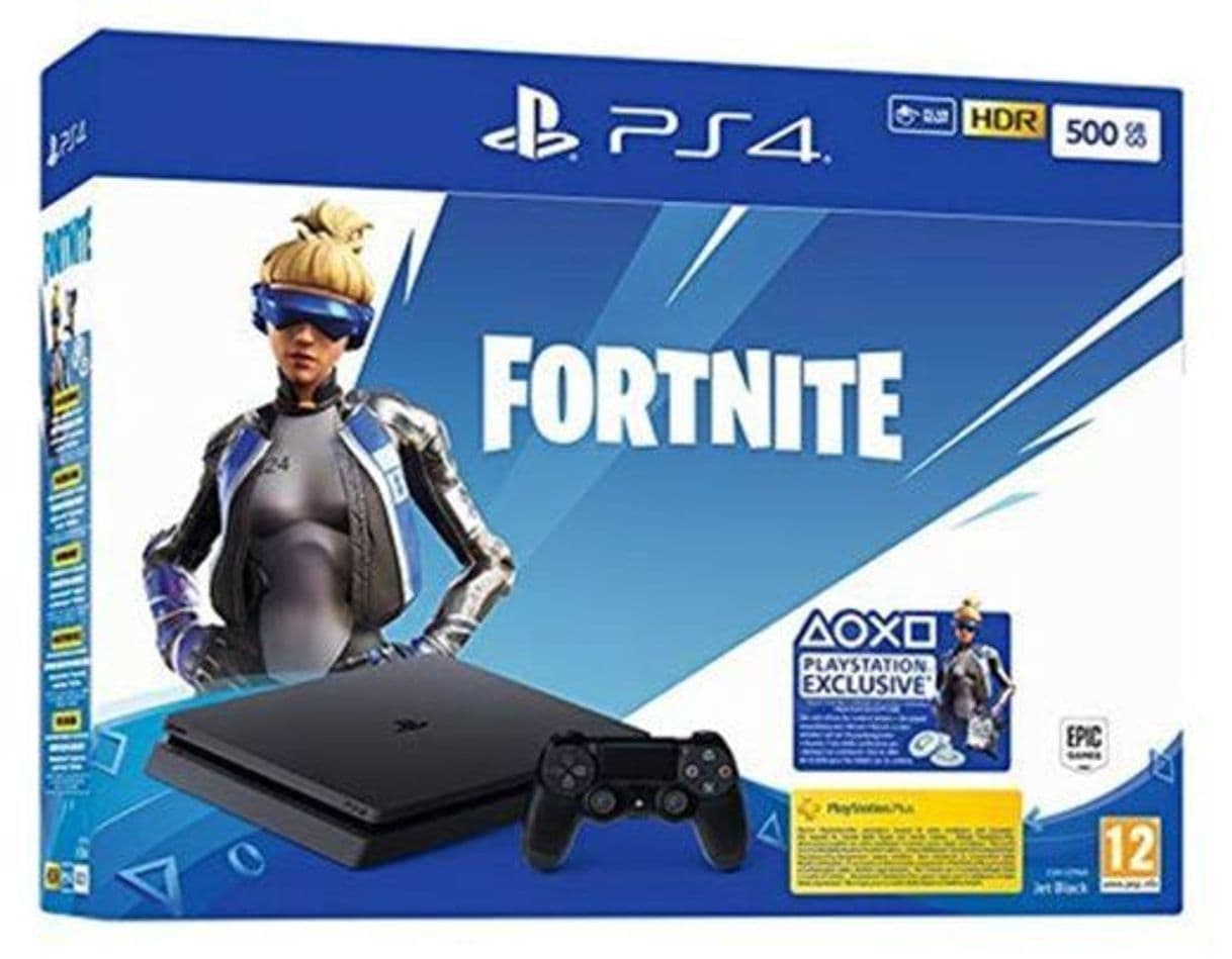 Electrónica Sony - Consola PS4 Slim 500GB Black Fornite VCH(2019)