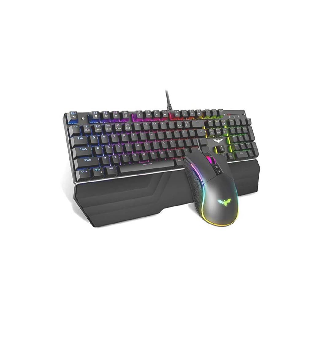 Producto Combo de teclado y ratón mecánicos para juegos de Havit