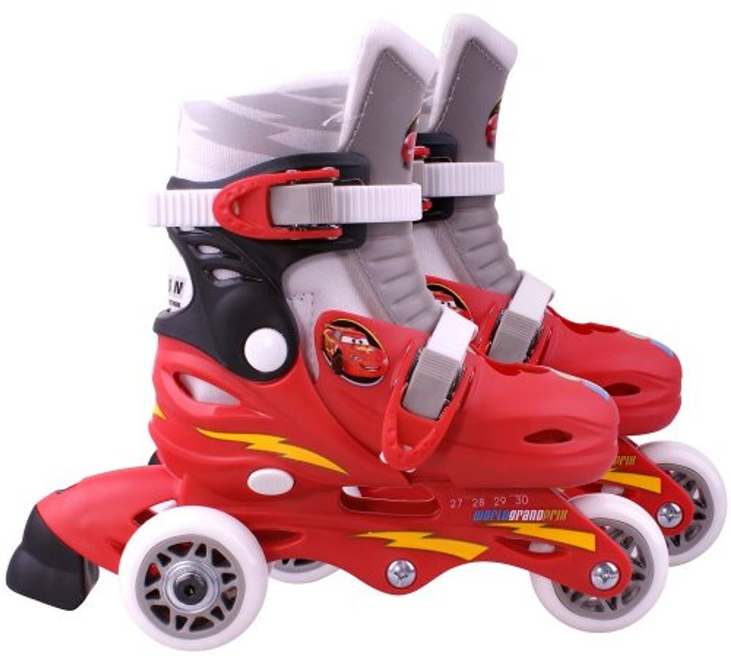 Product Disney J892301 Cars 2-Patines en línea con 3 Ruedas