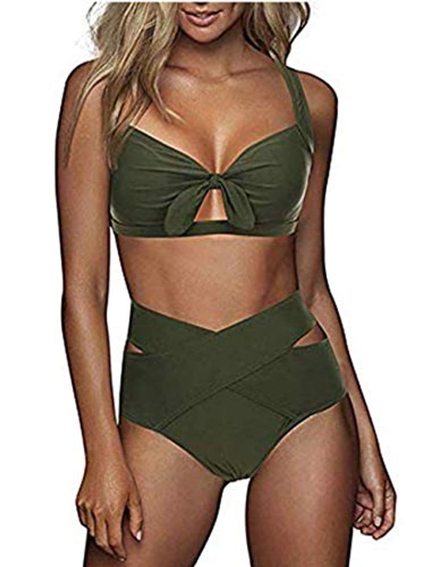 Producto FeelinGirl Cruz Estilo Marino Dos Piezas Conjunto de Bikini para Mujer Traje