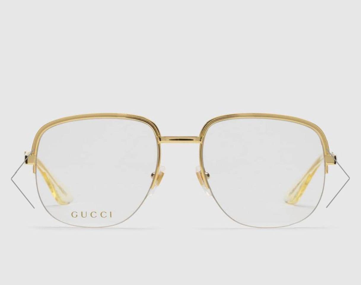 Product Gold Square metal glasses