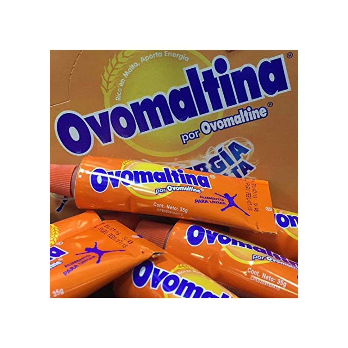 Producto OVOMALTINA Chocolate en Tubito Alimento para Untar 3 Tubos de 35 gr