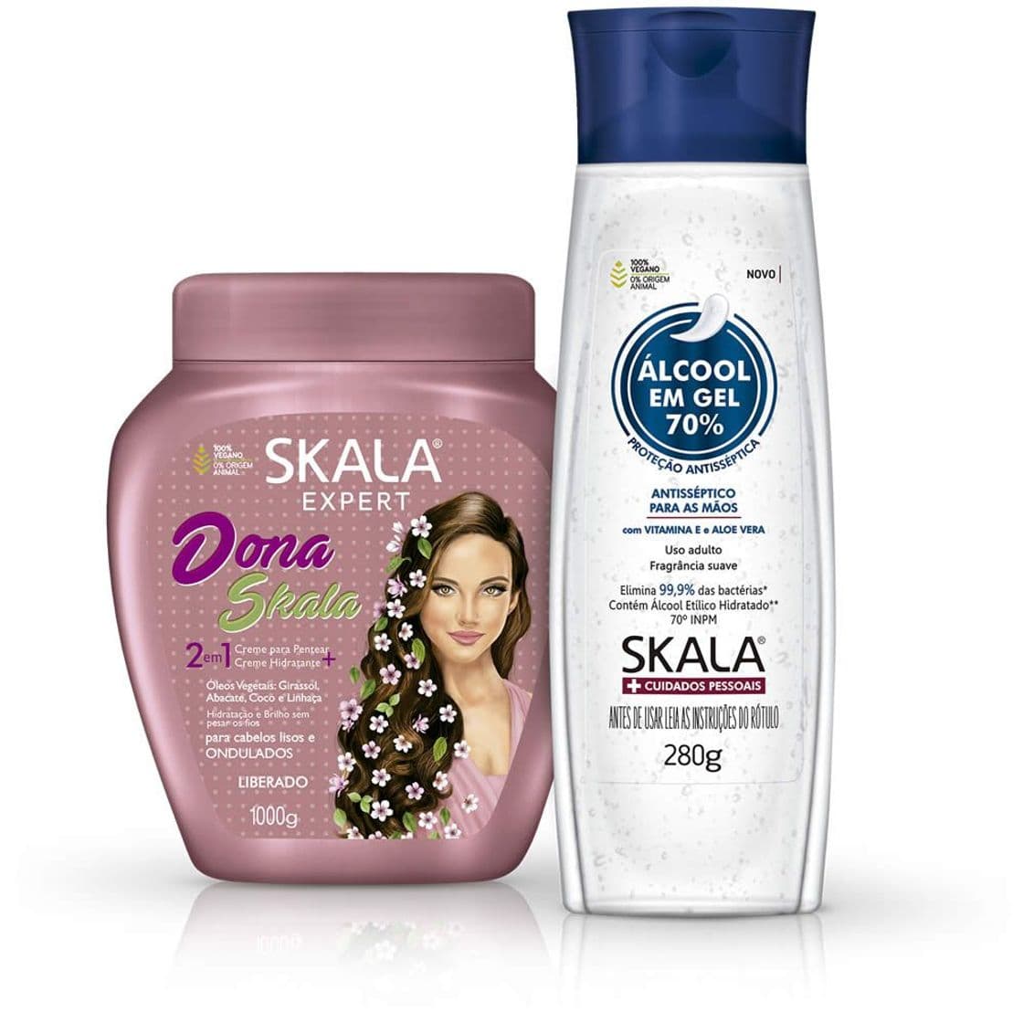 Fashion Álcool em Gel 70% + Creme de tratamento Dona Skala - Loja Skala