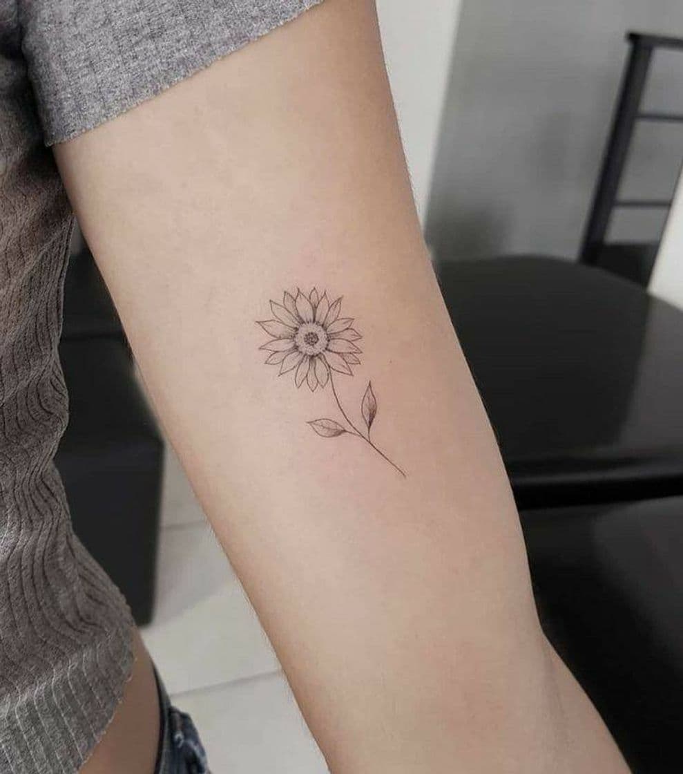 Fashion Tatuagemde de Girassol 