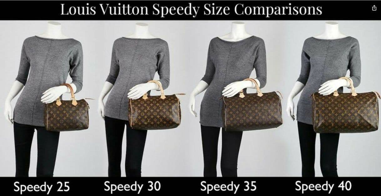 Moda Tamanhos da speedy da Louis Vuitton