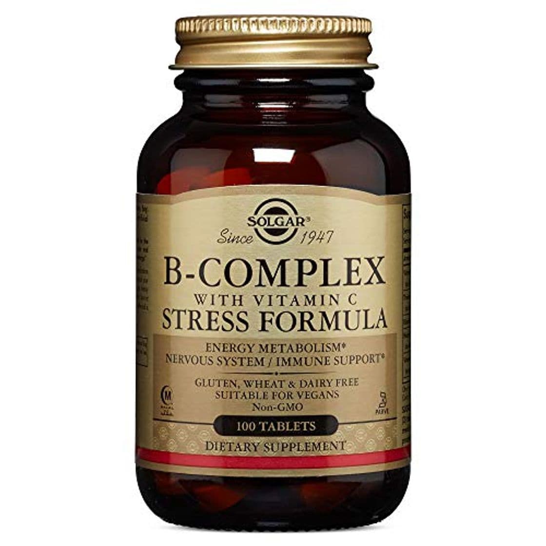 Producto Solgar Vitamina B-Complex con Vitamina C Comprimidos