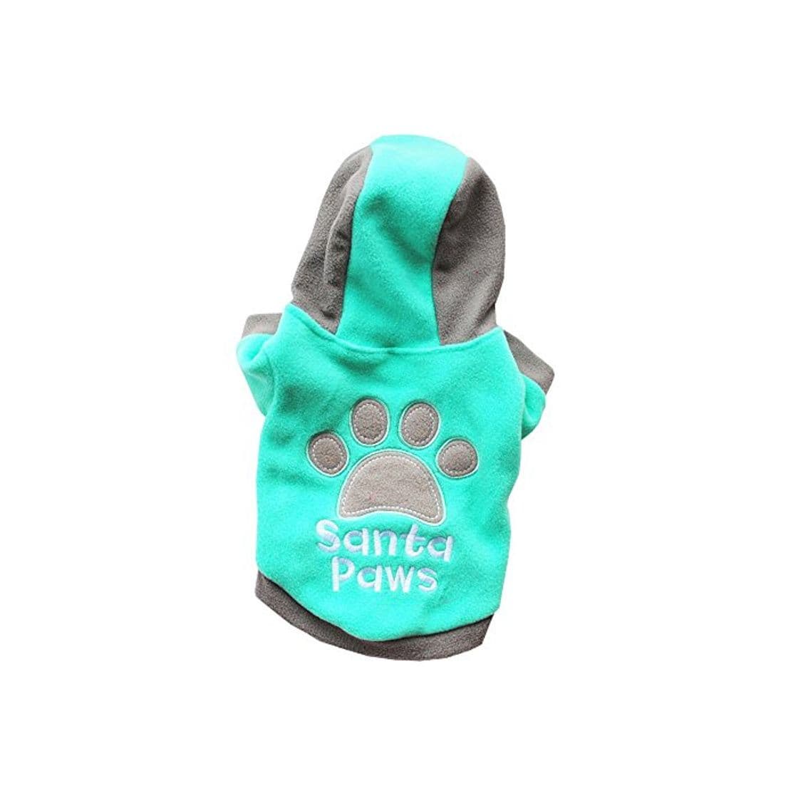 Product Fossrn Ropa Perro Pequeño Invierno Casual Sudadera con Capucha Abrigo Cálido Chaqueta