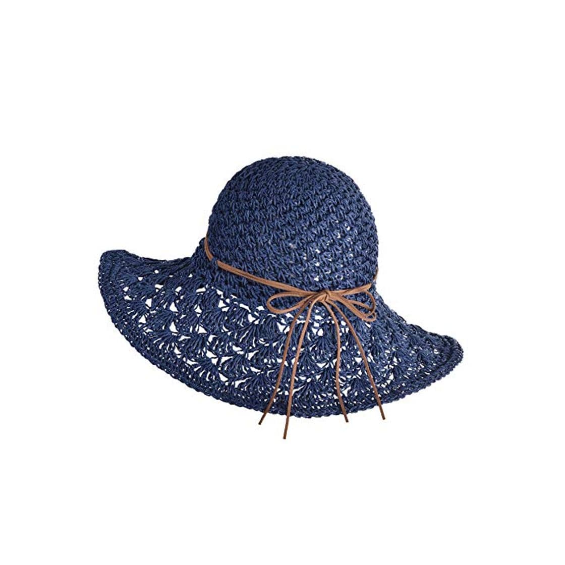 Product Wilxaw Playa Plegable Señoras Sombrero de Sol, Mujeres Suave Sombrero de Paja