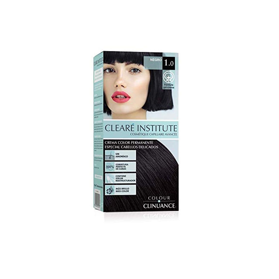 Product Colour Clinuance. Tinte Capilar Cabellos Delicados. 1.0 Negro