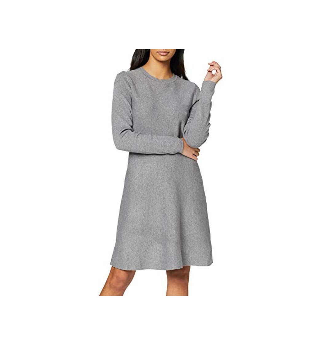 Product Vero Moda Vmnancy LS Knit Dress Noos Vestido, Gris