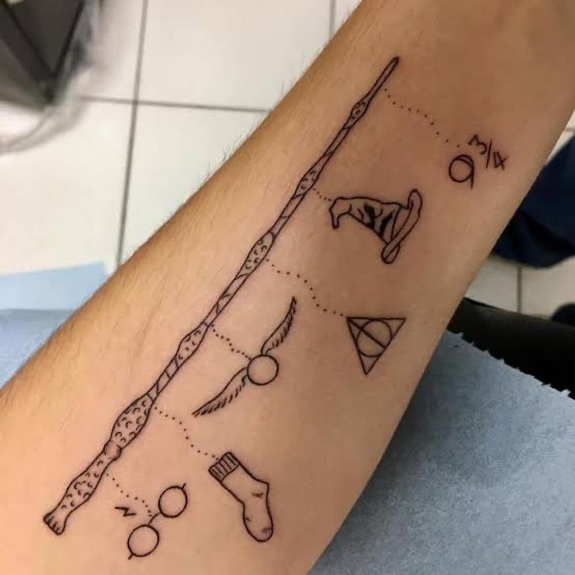 Fashion Tattoo Harry Potter 