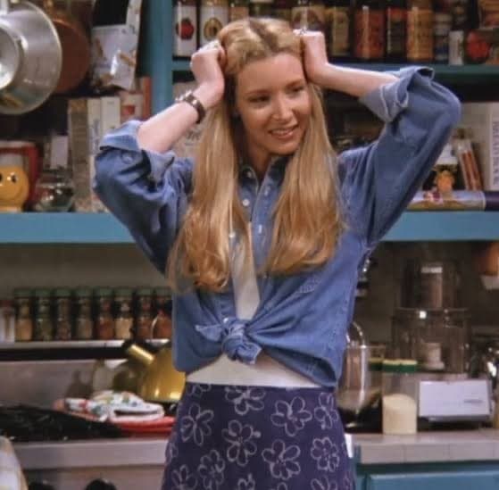 Moda Phoebe Buffay look 