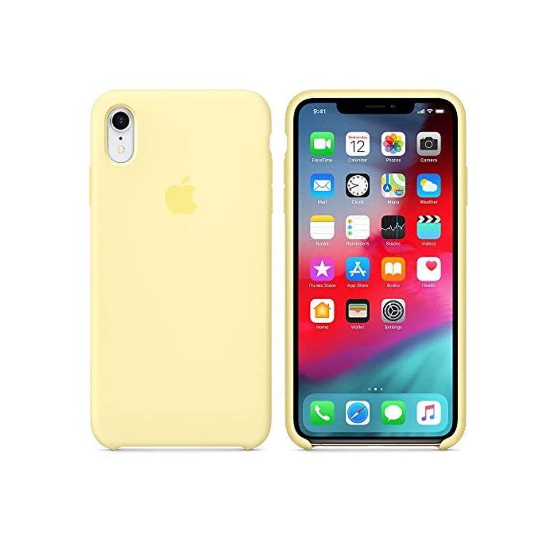 Electronic AIWE-ES Funda para iPhone XR 6.1" Funda Silicona Líquida con Protección contra