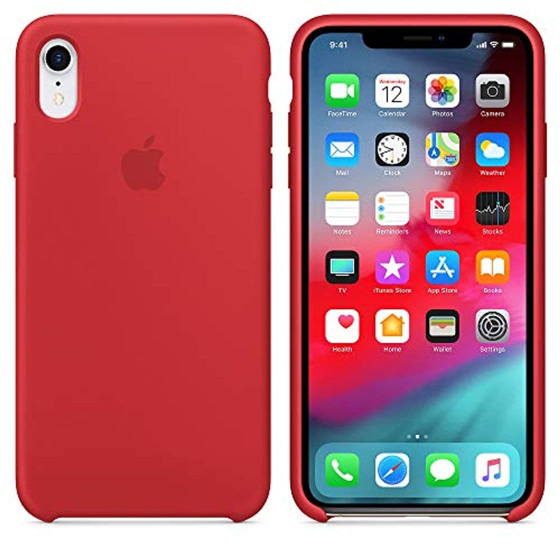 Product Funda Silicona para iPhone XR Silicone Case, Textura Suave, Forro Microfibra