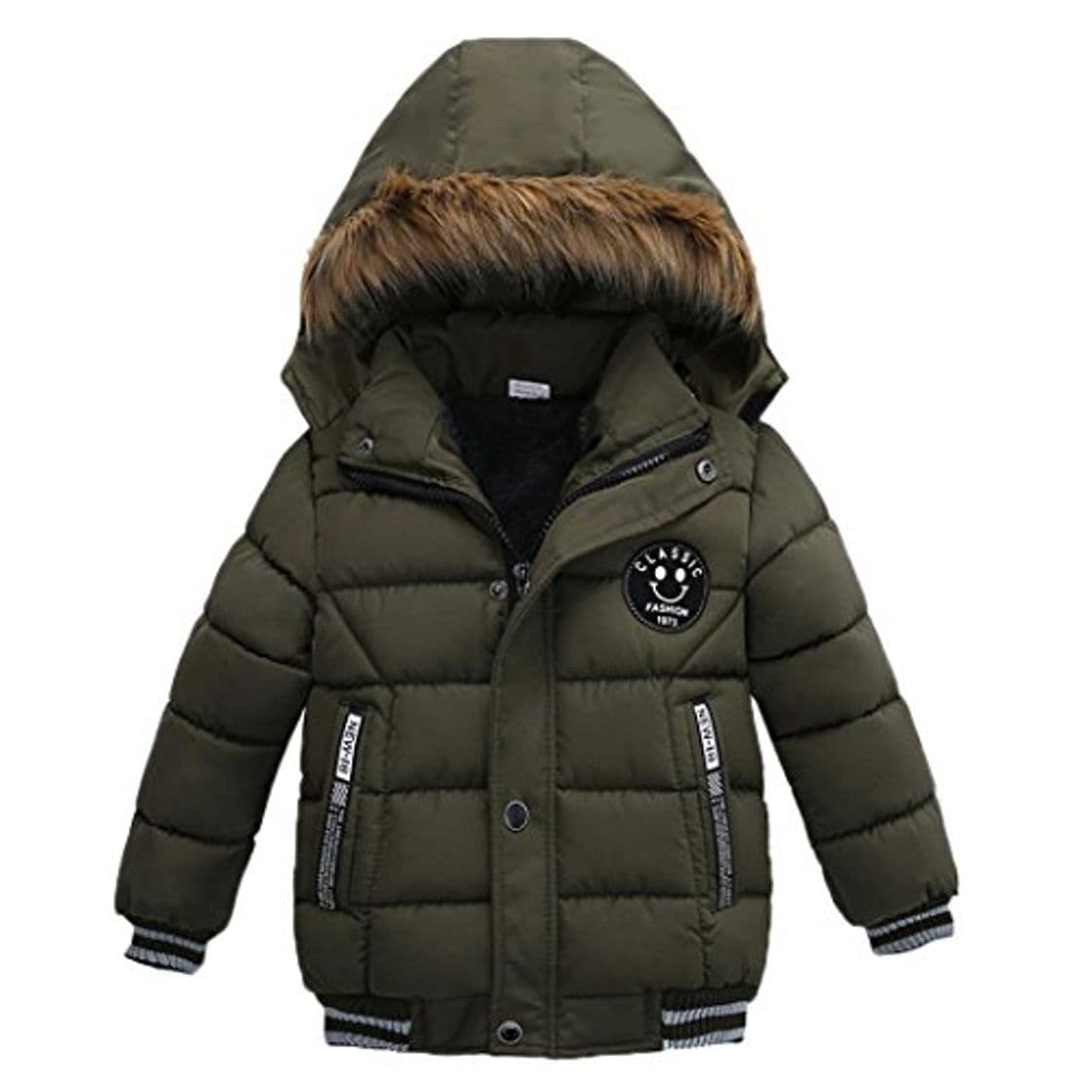 Product K-youth® Ropa Niño Invierno Sudadera con capucha Abrigo De Algodón Engrosamiento Chaqueta