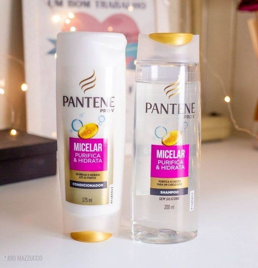 Fashion Shampoo y acondicionador Pantene micelar, purifica e idrata 