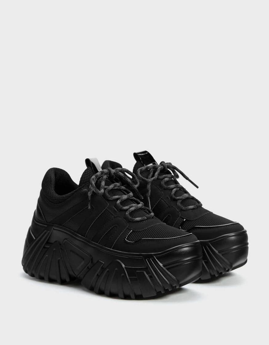 Product Monochrome platform trainers