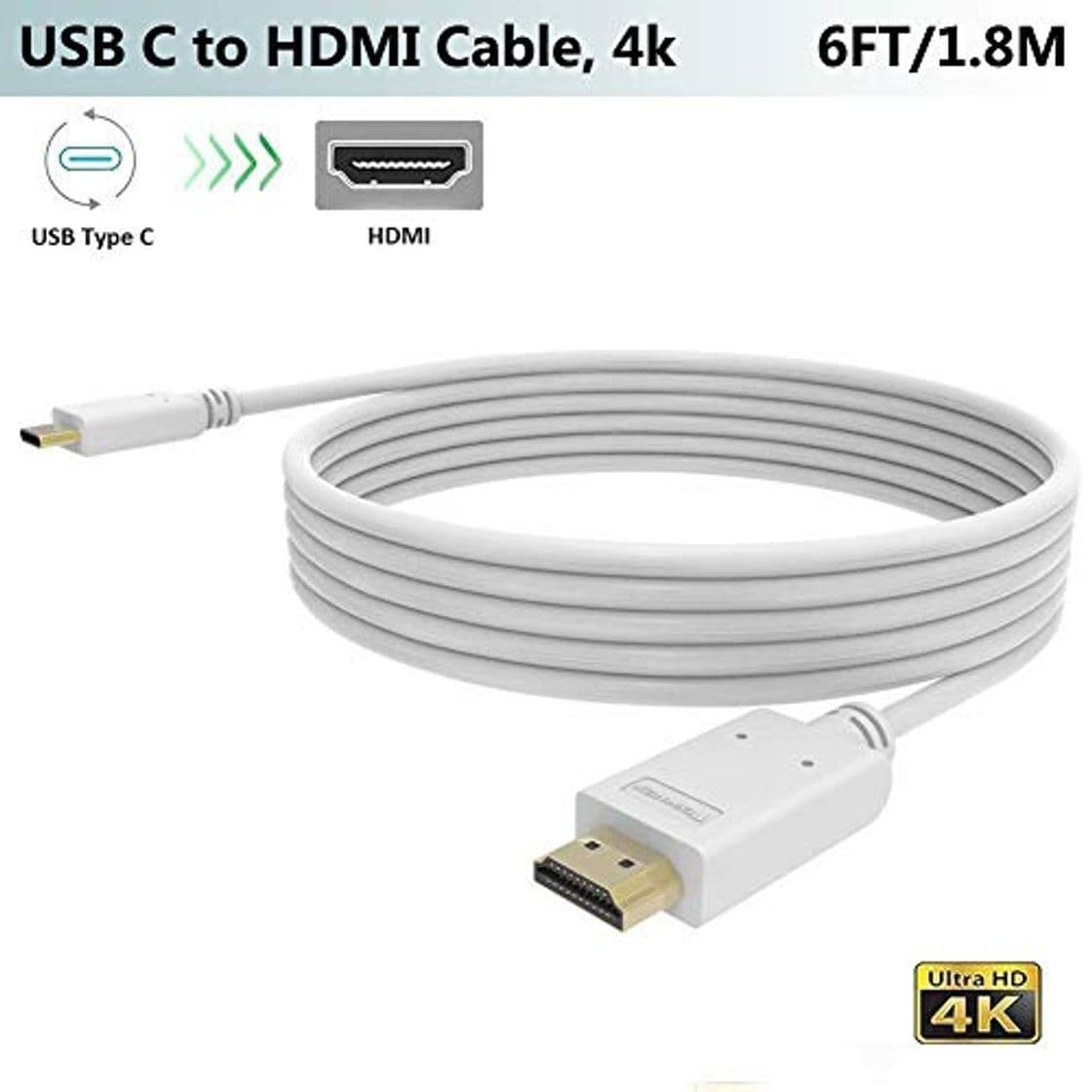 Product USB C HDMI Cable 4K,Thunderbolt 3 a HDMI